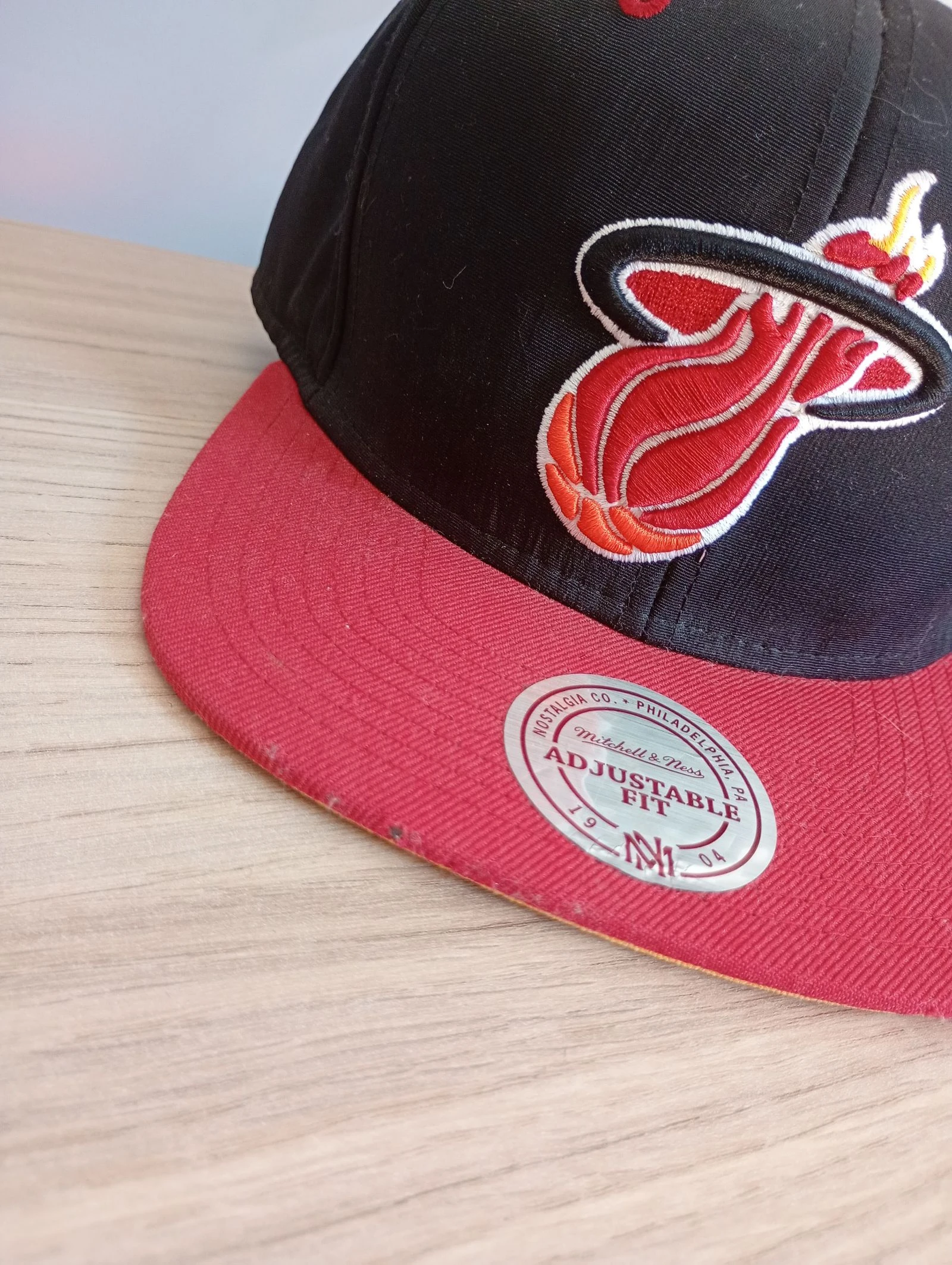 Casquette NBA vintage Miami Heat authentique réglable  – photo 7